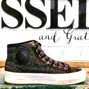 P.F. Flyer Center Hi Sneakers Grey Wmn 6.5 | Mn 5